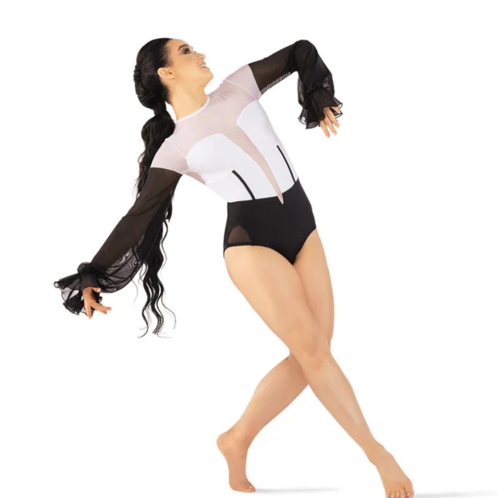 Revolution 10th House Dance Costume- Adult Small Black and white